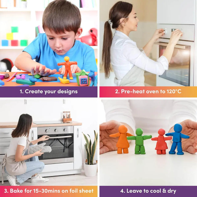 Knete Starter Kit mit 50 Farben von Twiddlers