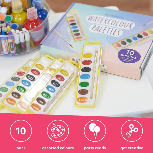 Malpalette Wasserfarbe 10 Sets von Twiddlers