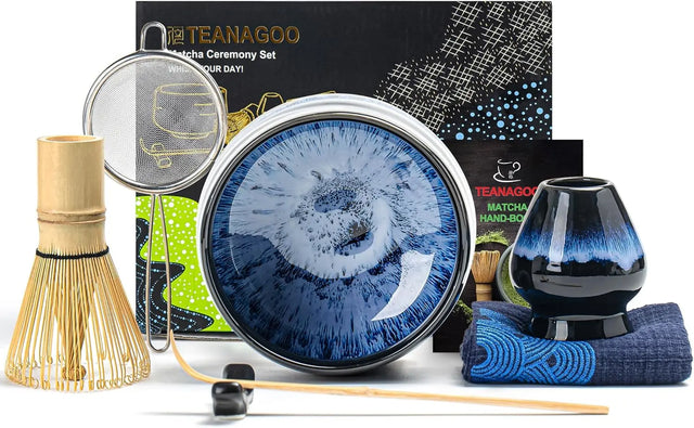 Matcha Set dunkelblau 7-tlg. von TEANAGOO