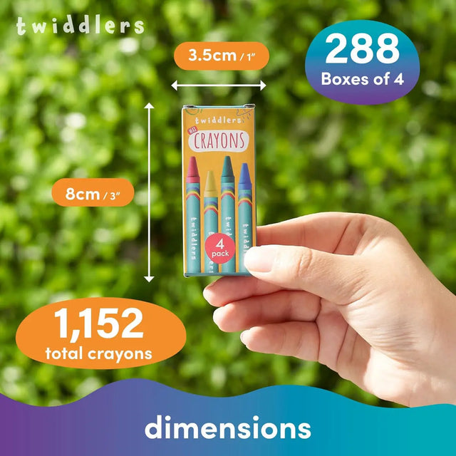 Buntstifte 4er-Set 288 Packungen von Twiddlers