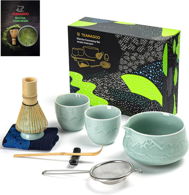 Matcha Set Jade Berg 9-tlg. von TEANAGOO