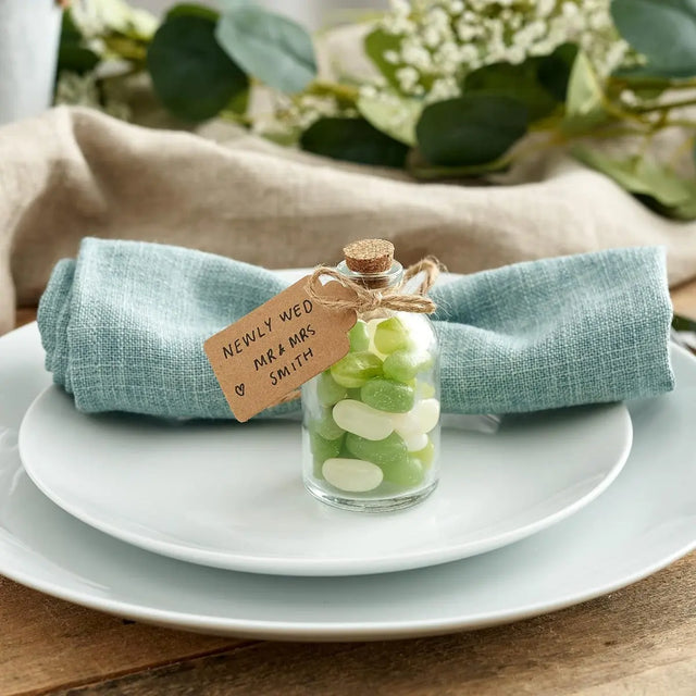 Glasflasche mit Korkstopper mini 20 Stück von Twiddlers