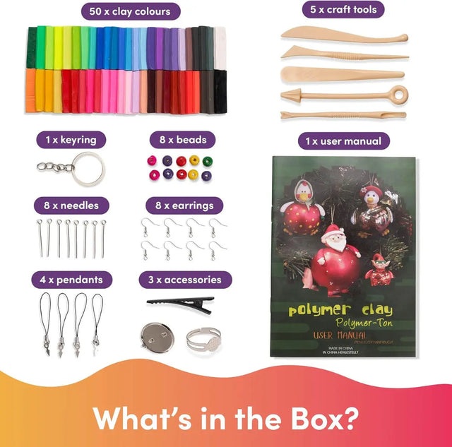 Knete Starter Kit mit 50 Farben von Twiddlers