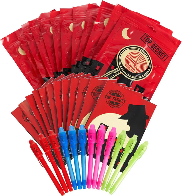 Stifte unsichtbare Tinte mit Notepad 12 Stück von Twiddlers