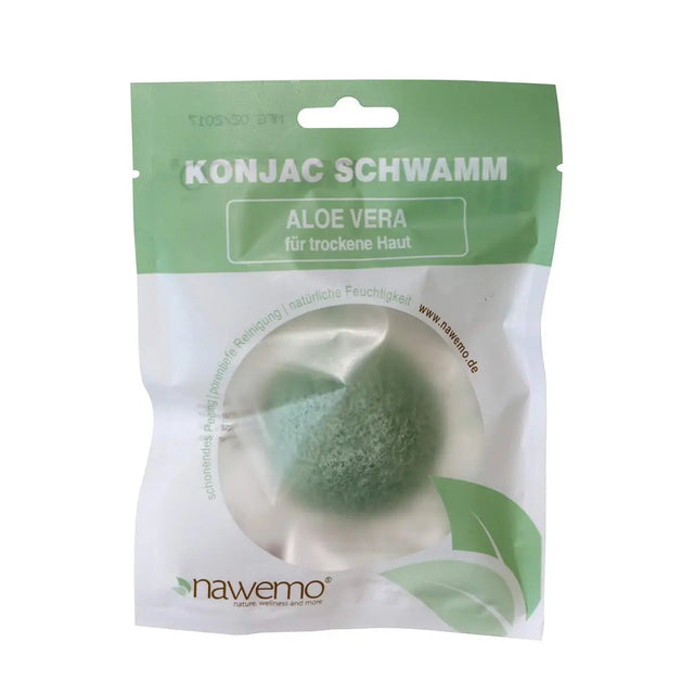 Konjac Schwamm Aloe Vera, für trockene Haut von Nawemo