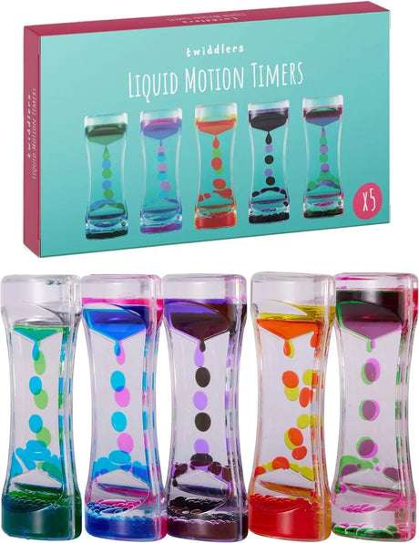 Spielzeug Flüssige Sanduhr 5 Stück von Twiddlers