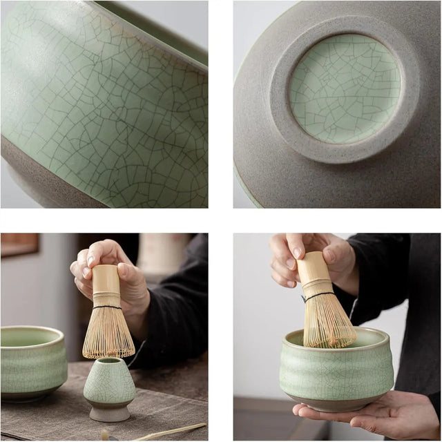 Matcha Set Hellgrün 10-tlg. von TEANAGOO