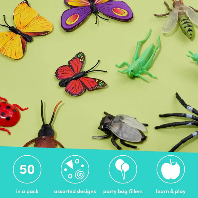 Spielzeug Insekten Spielfiguren 50 Stück von Twiddlers