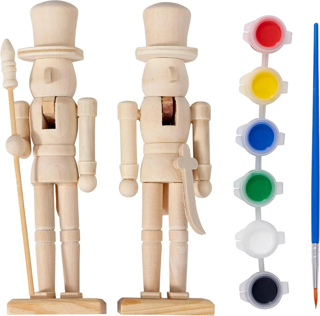 Weihnachts-Nussknacker Painting Set 2 Stück von Twiddlers