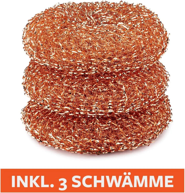 Kupferscheuerschwämme Lucky Scrubber 3er-Pack von full circle