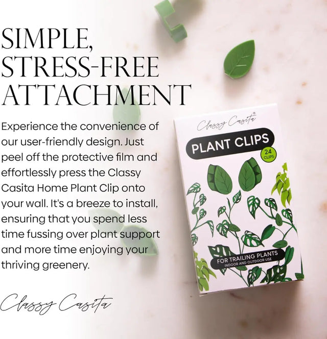 Halterung Clips Kletterpflanzen und Hängepflanzen Vorteilspaket 24 Stk. von Classy Casita