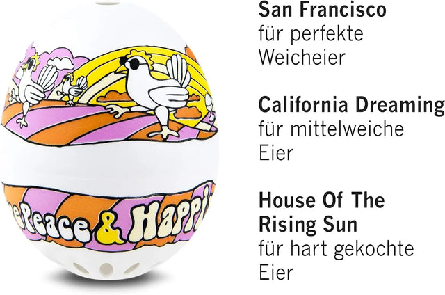 Singende Eieruhr Hippie von PiepEi