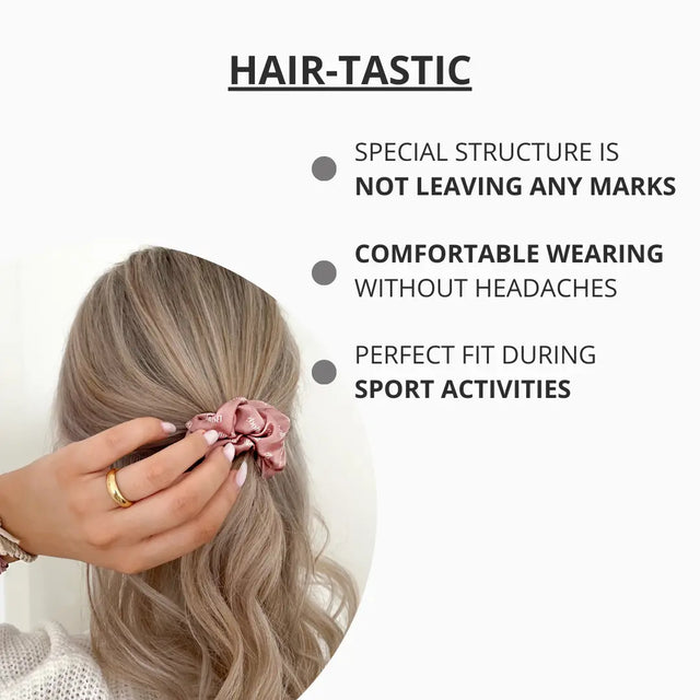 Seiden-Scrunchie Rosa von Bellody