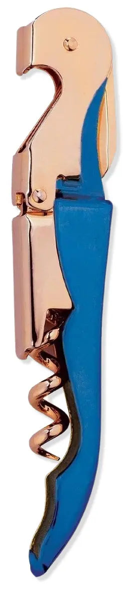 Korkenzieher Waiter's Friend Rose Gold & Blau von Uberstar