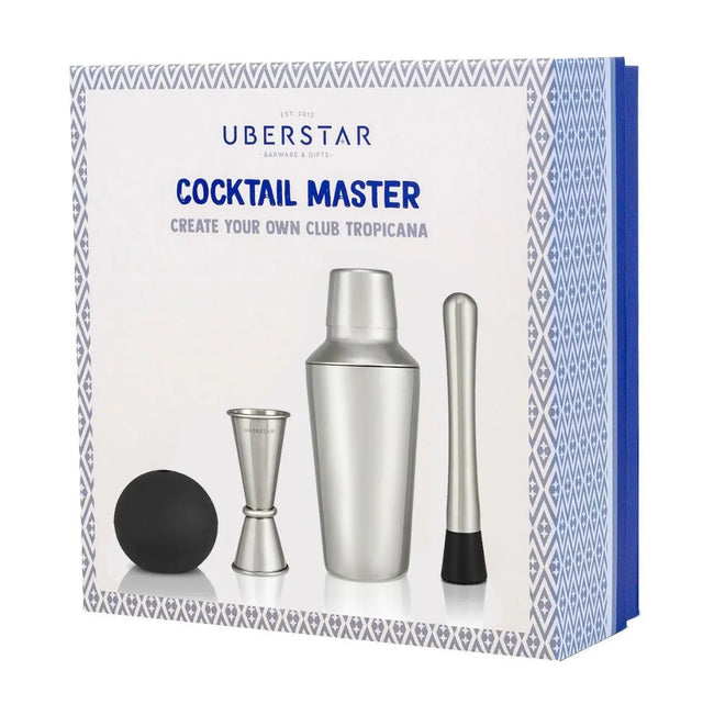 Cocktail-Barset Premium Master Silber von Uberstar