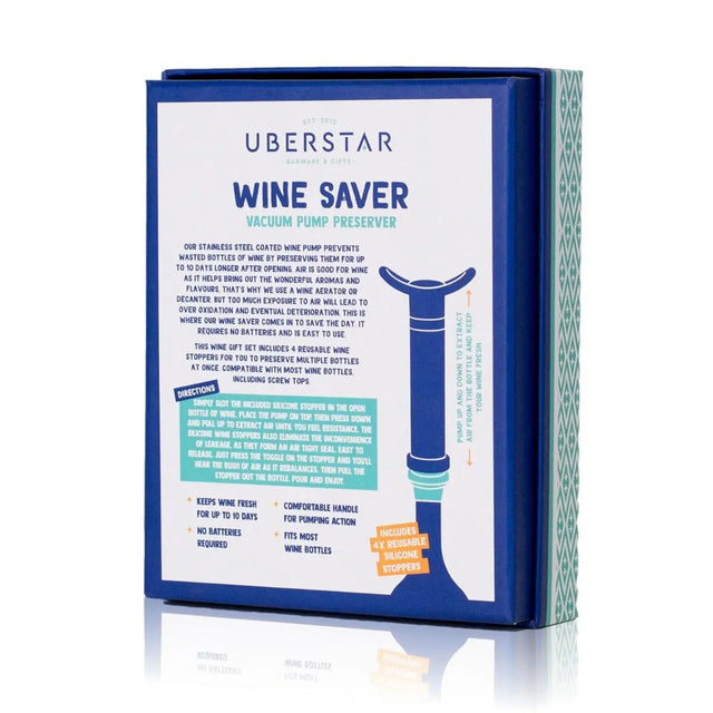 Wine Saver Vakuum-Pumpe Weinverschluss von Uberstar