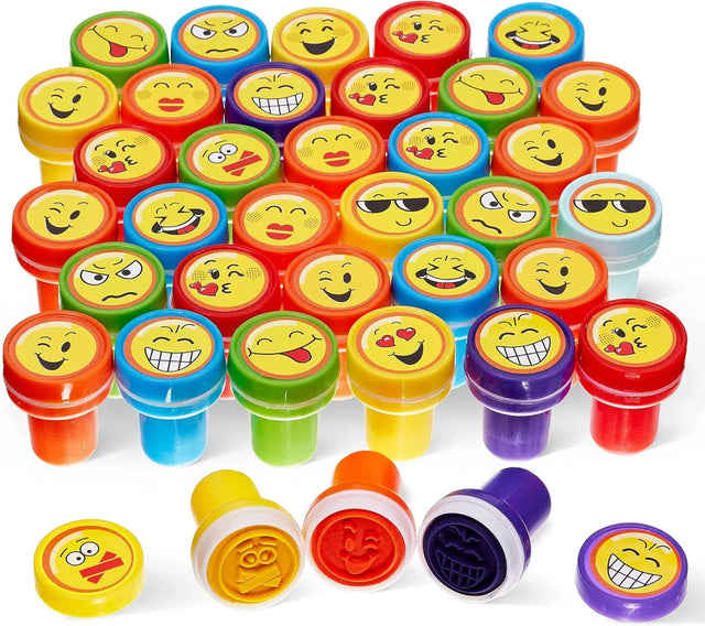 Stempel selbstfärbend Emoji Stamps 36 Stück von Twiddlers