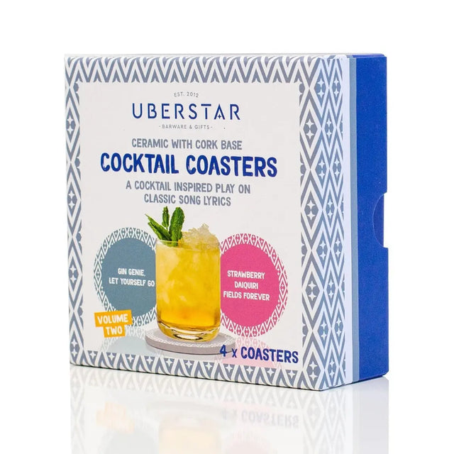 Cocktail Untersetzer Songlyrics 4er-Set Volume 2 von Uberstar
