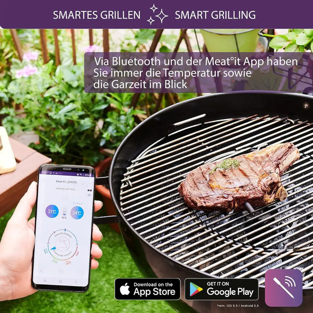 Meat it plus 2.0 Bluetooth Grillthermometer von Mastrad