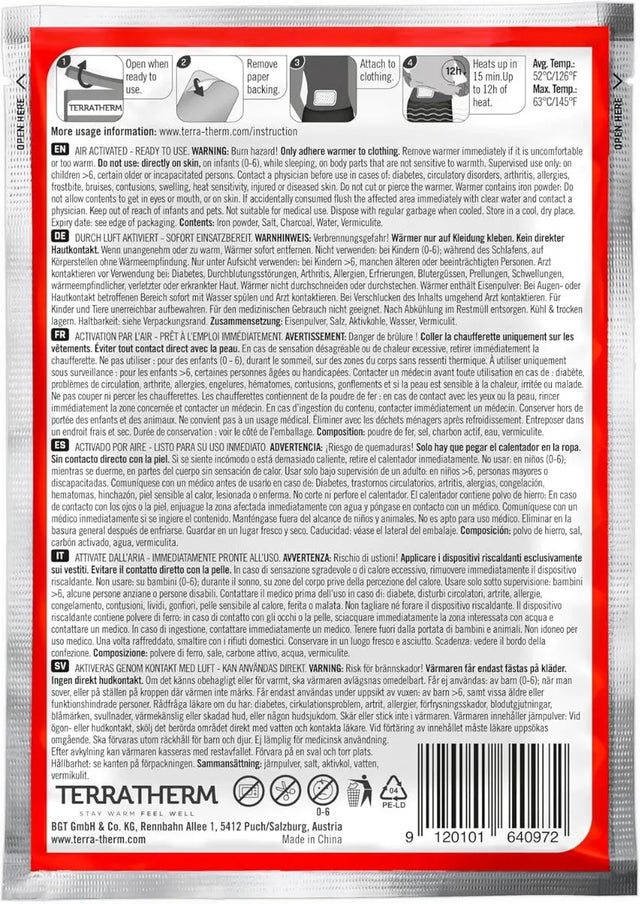 Körperwärmer 10 Stück von TerraTherm