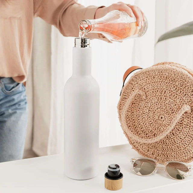 Weinflasche für Unterwegs Vinnie 750ml Ice White von Uberstar