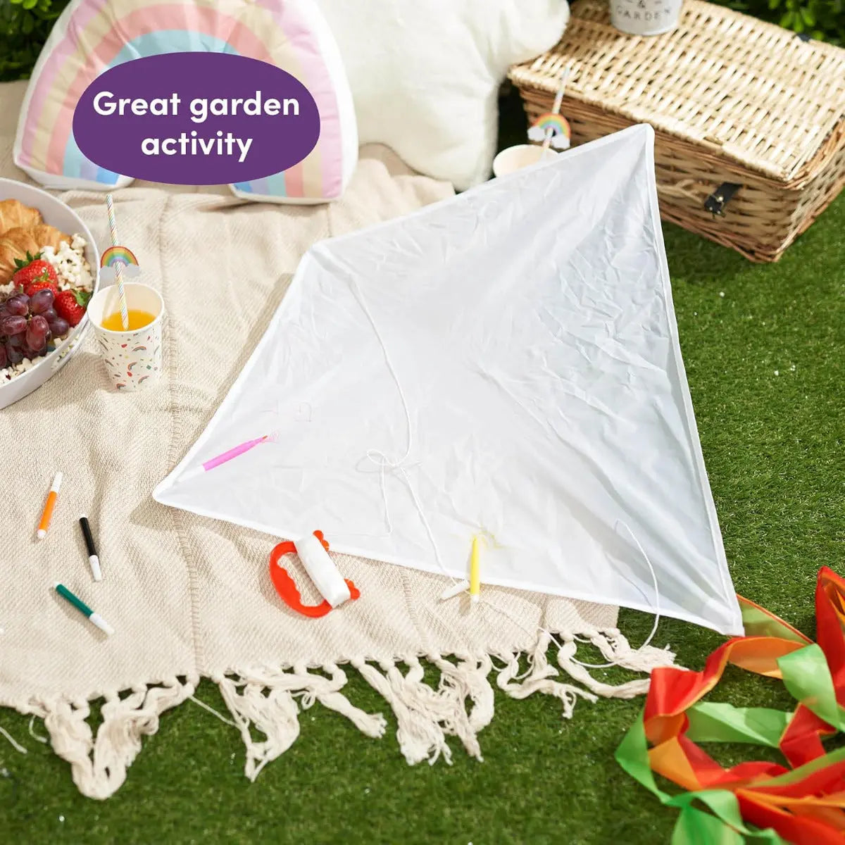 Flugdrachen zum bemalen 3 Stück von Twiddlers