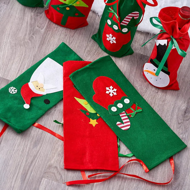 Geschenkbeutel für Weinfalsche Weihnachten 10 Stück von Twiddlers