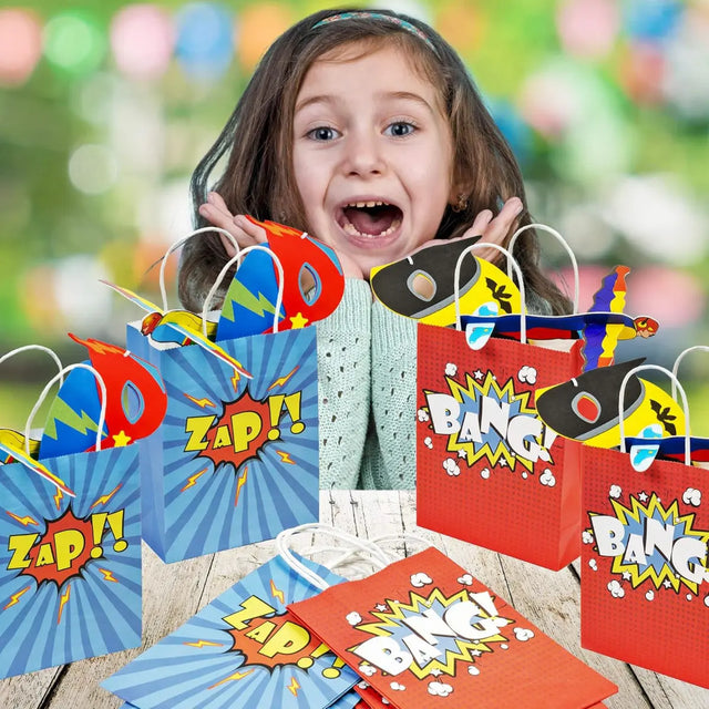 Goodie Bags befüllt Superhero Party 10 Stück von Twiddlers