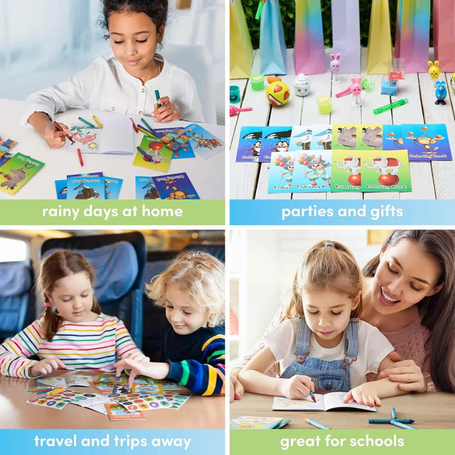 Malbuch mini mit Stiften 72 Stück von Twiddlers