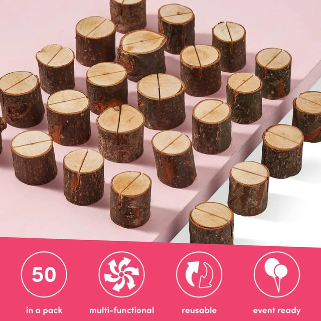 Tischkartenhalter Stamm 50 Stück von Twiddlers