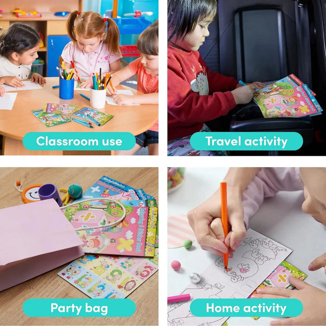 Malbuch mit Sticker 24 Stück von Twiddlers