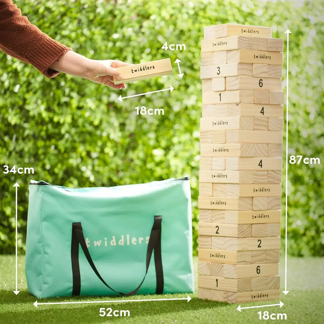 Wackelturm Spiel Extra Gross 87 cm von Twiddlers