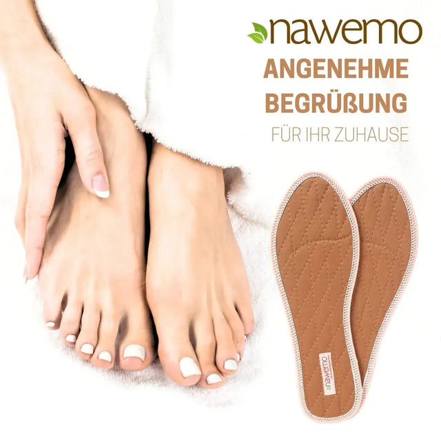 Zimtsohlen geruchsbindende Zimteinlegesohlen gegen Schweissfüsse 47 EU von Nawemo