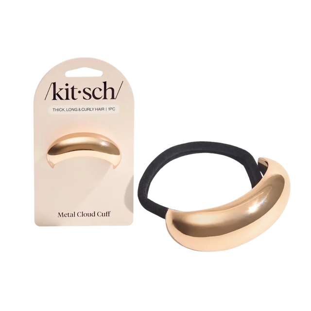 Haarband Metallwolke Gold L von Kitsch