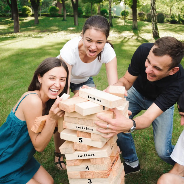 Wackelturm Spiel Gross 74 cm von Twiddlers