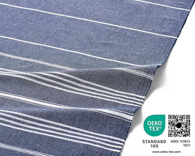 Hamamtuch Baumwolle Recycelt 100x200cm Navy - Sultan von Fit-Flip