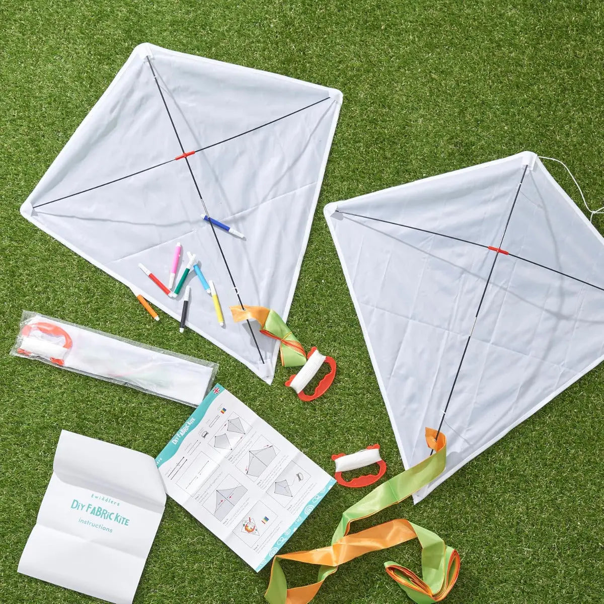 Flugdrachen zum bemalen 3 Stück von Twiddlers