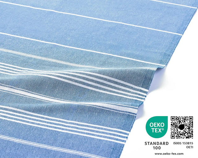 Hamamtuch Baumwolle Recycelt 100x200cm Blue - Sultan von Fit-Flip