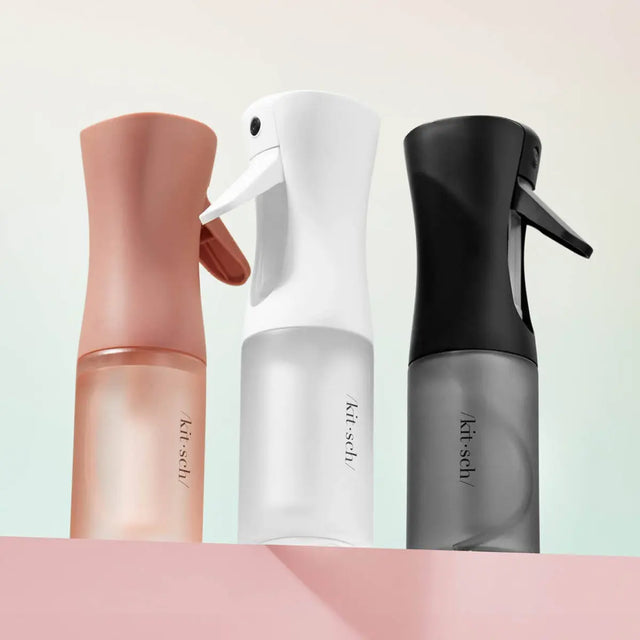 Kontinuierliche Sprühflasche aus recyceltem Kunststoff Schwarz von Kitsch