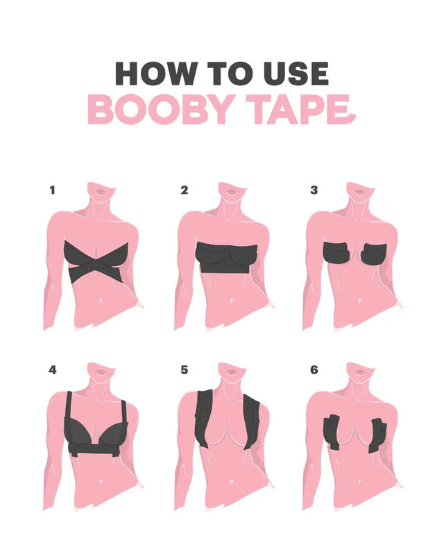 Brusttape Original Weiss von Booby Tape