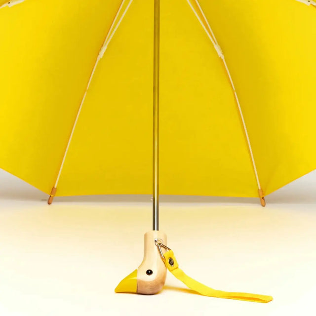 Umweltfreundlicher Kinderregenschirm aus recycelten Materialien Gelb von Original Duckhead