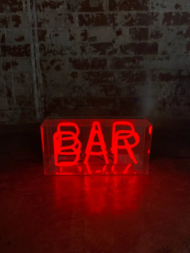 Acryl-Box Neon - BAR von Locomocean