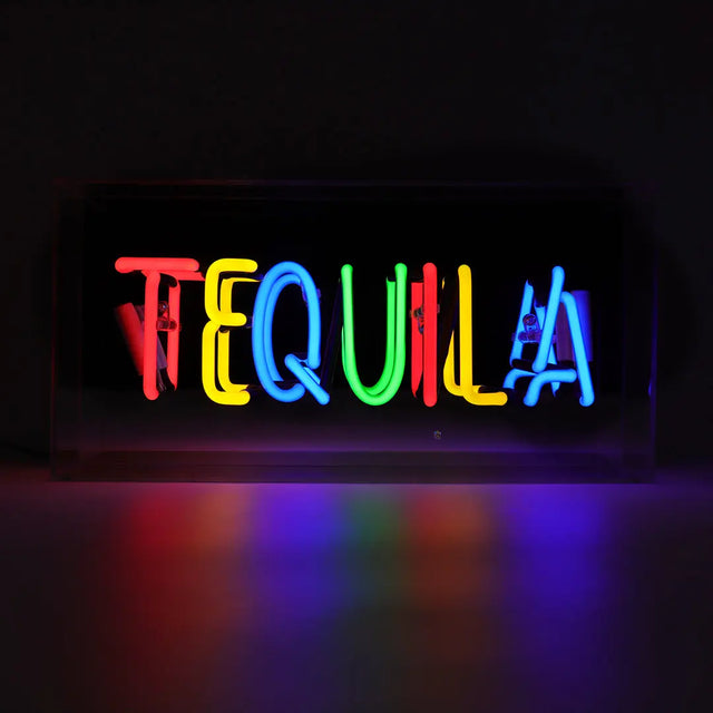 Acryl-Box Neon - TEQUILA von Locomocean