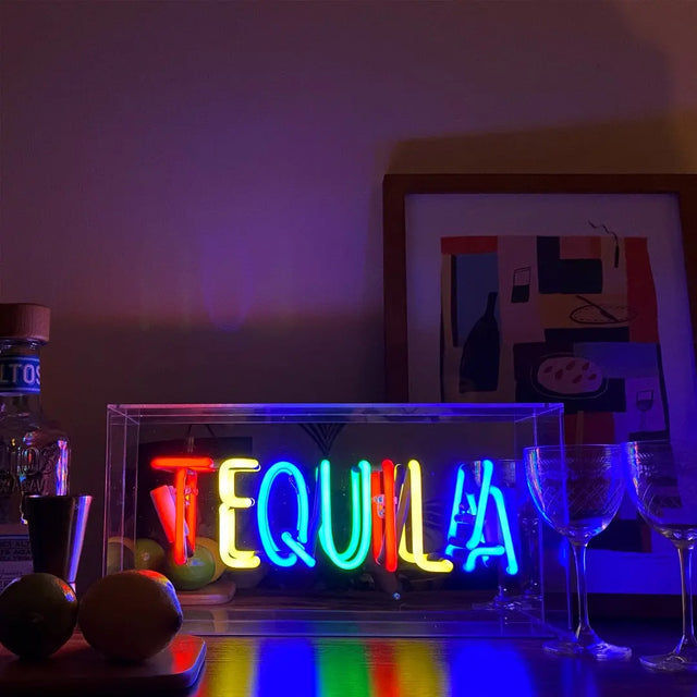 Acryl-Box Neon - TEQUILA von Locomocean