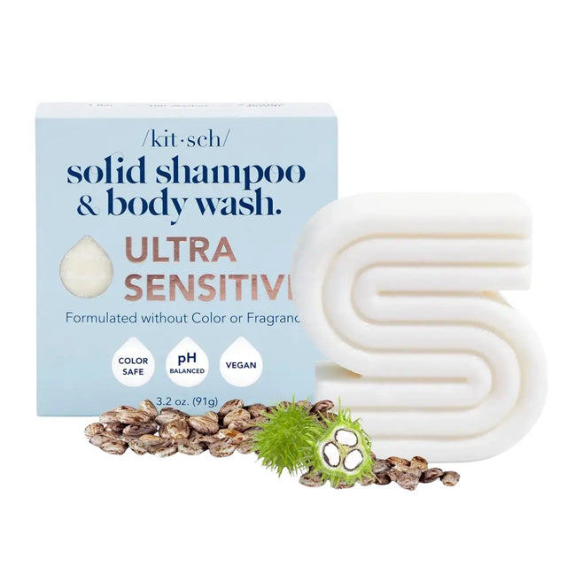 Shampoo- Und Körperwaschriegel Für Empfindliche Haut, Parfümfrei von Kitsch