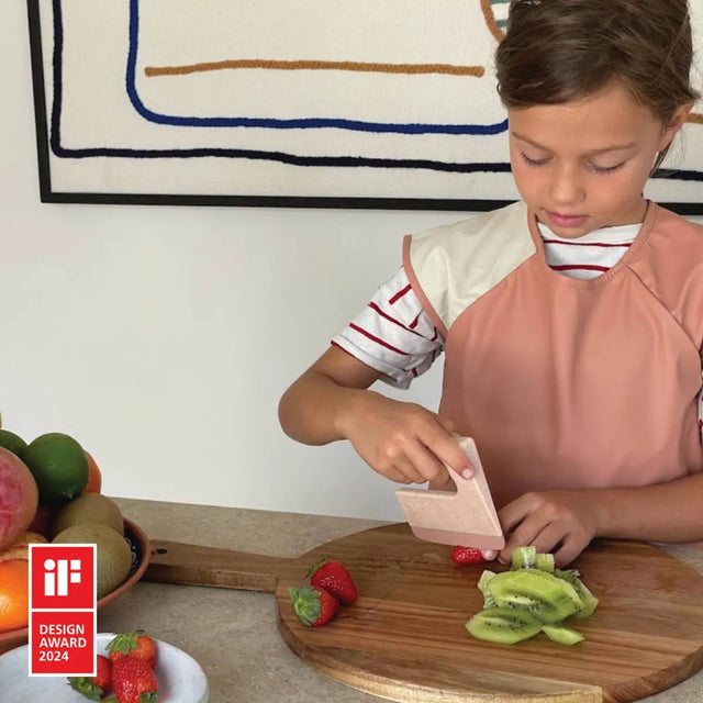 Klyv kids safe Kindermesser Terracotta von SKÅGFÄ