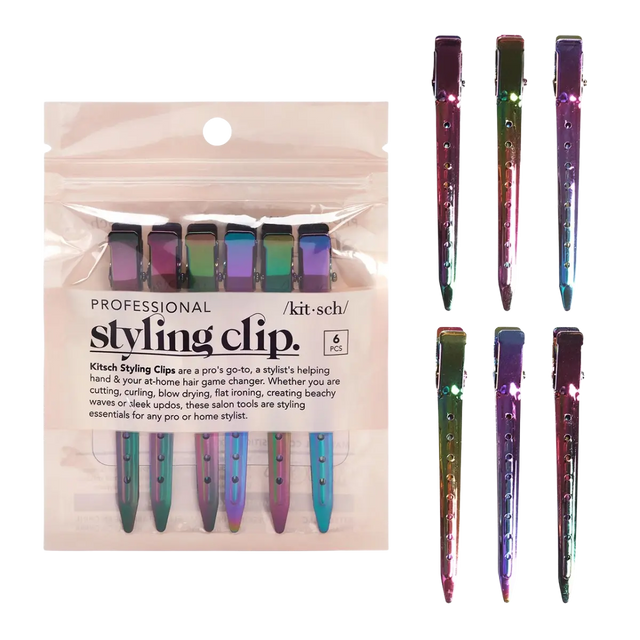 Haarspange Styling Rainbow 6er Set von Kitsch