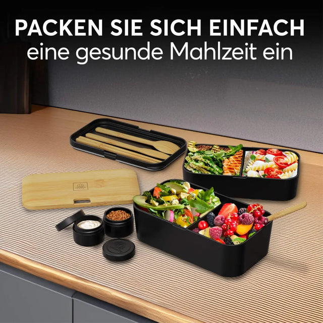 Nestable L Bamboo Black Premium von Umami