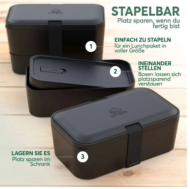 Nestable L Onyx Black Nestable von Umami