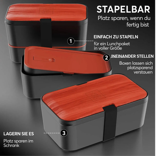 Nestable L Rosewood Black Nestable von Umami